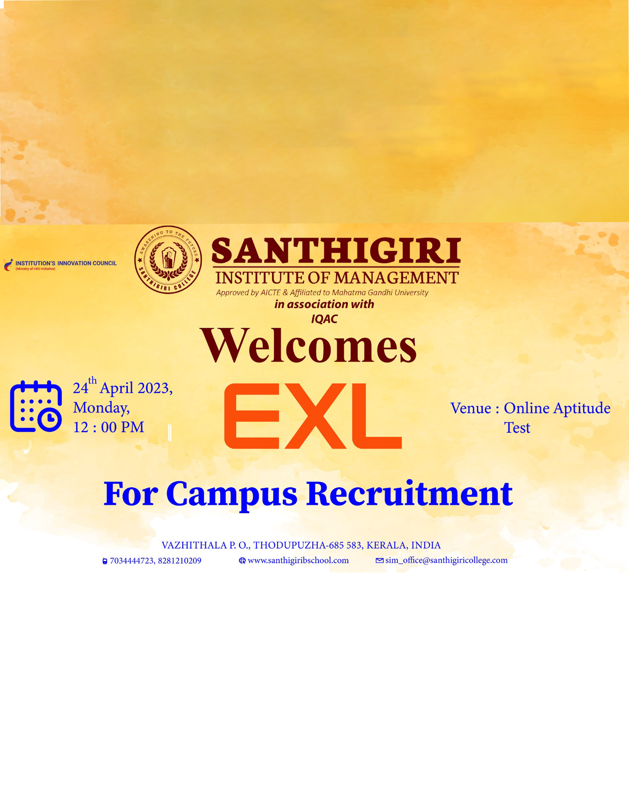 EXL Campus Recruitment